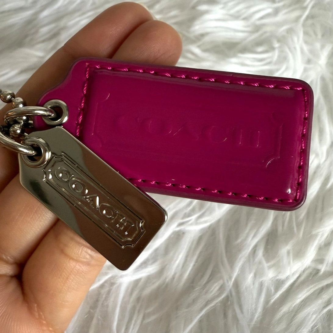 2" COACH Replacement Set of Two Fob Bag Charm Hang tag Hangtag