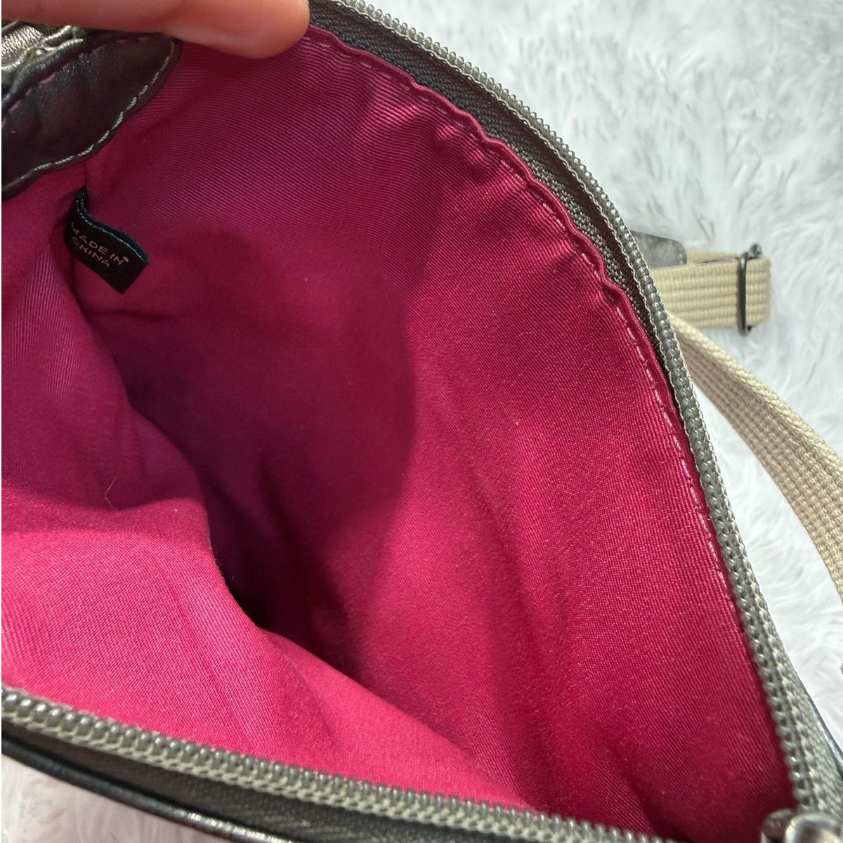 Y2K Coach Holiday Patchwork Swingpack Crossbody Bag