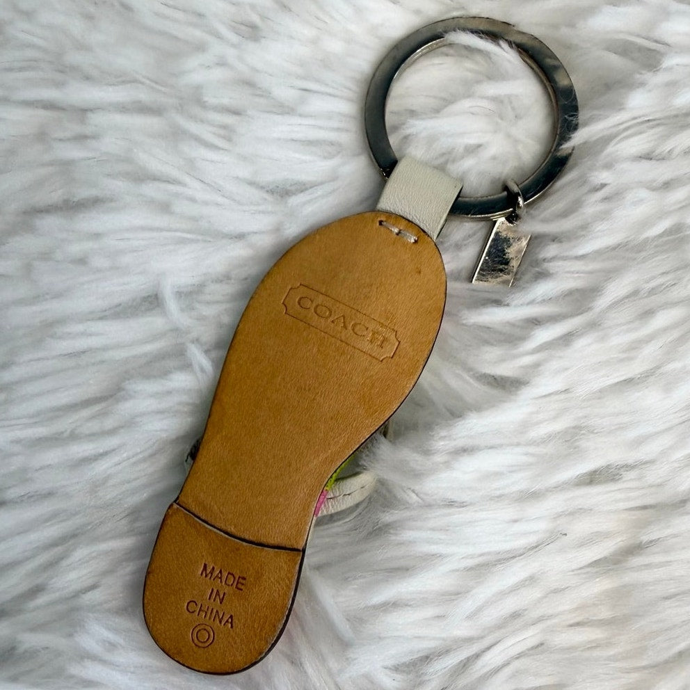 y2k COACH Vintage Sandal Bag Charm Key Chain