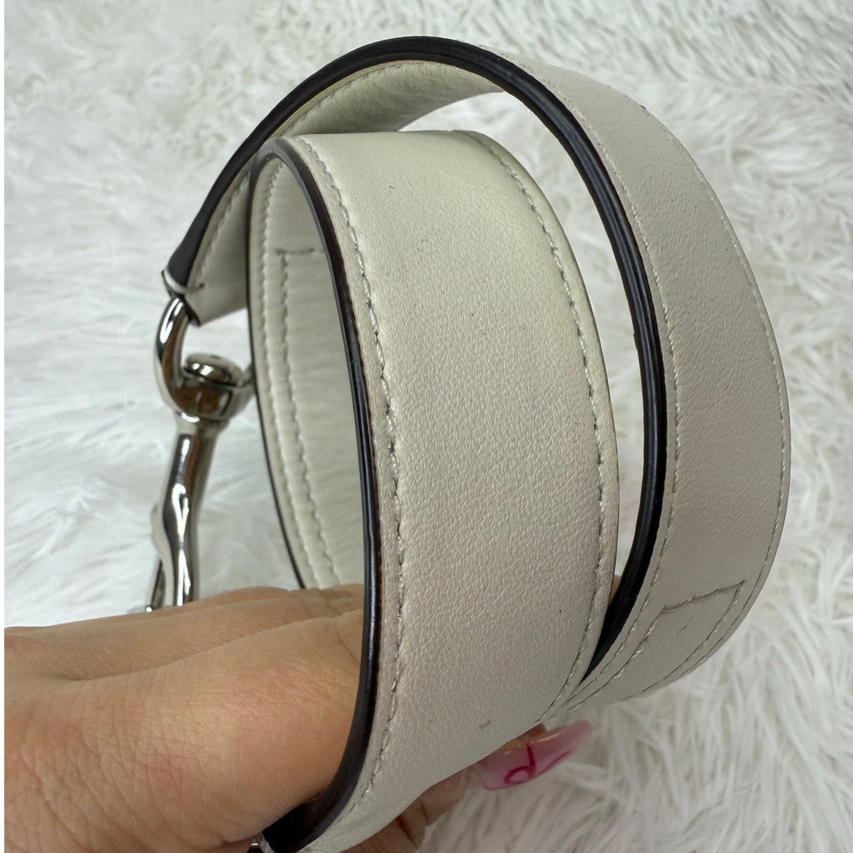 Cream Shoulder Replacement Strap