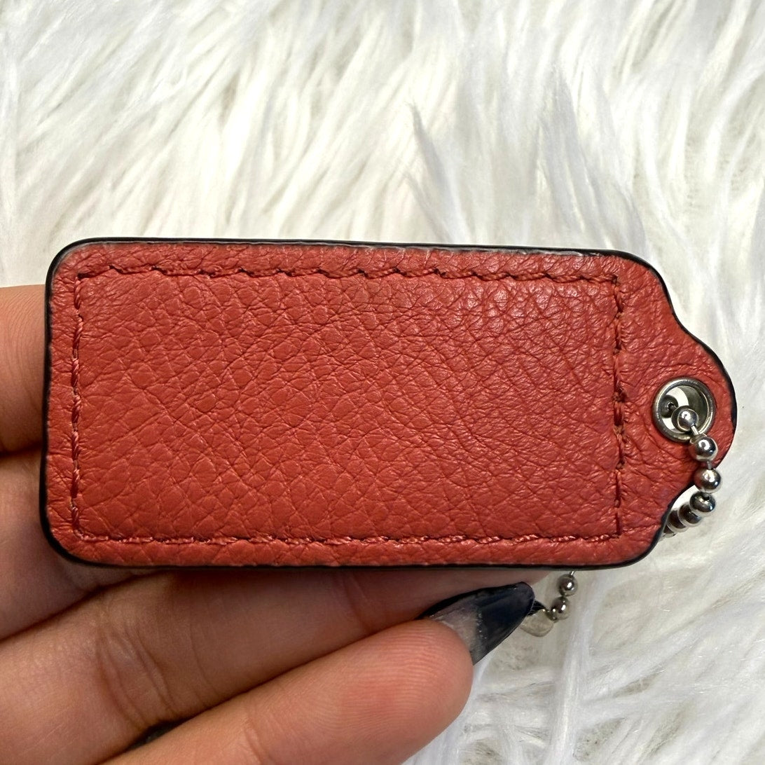 2" COACH Fob Bag Charm Hang tag Hangtag