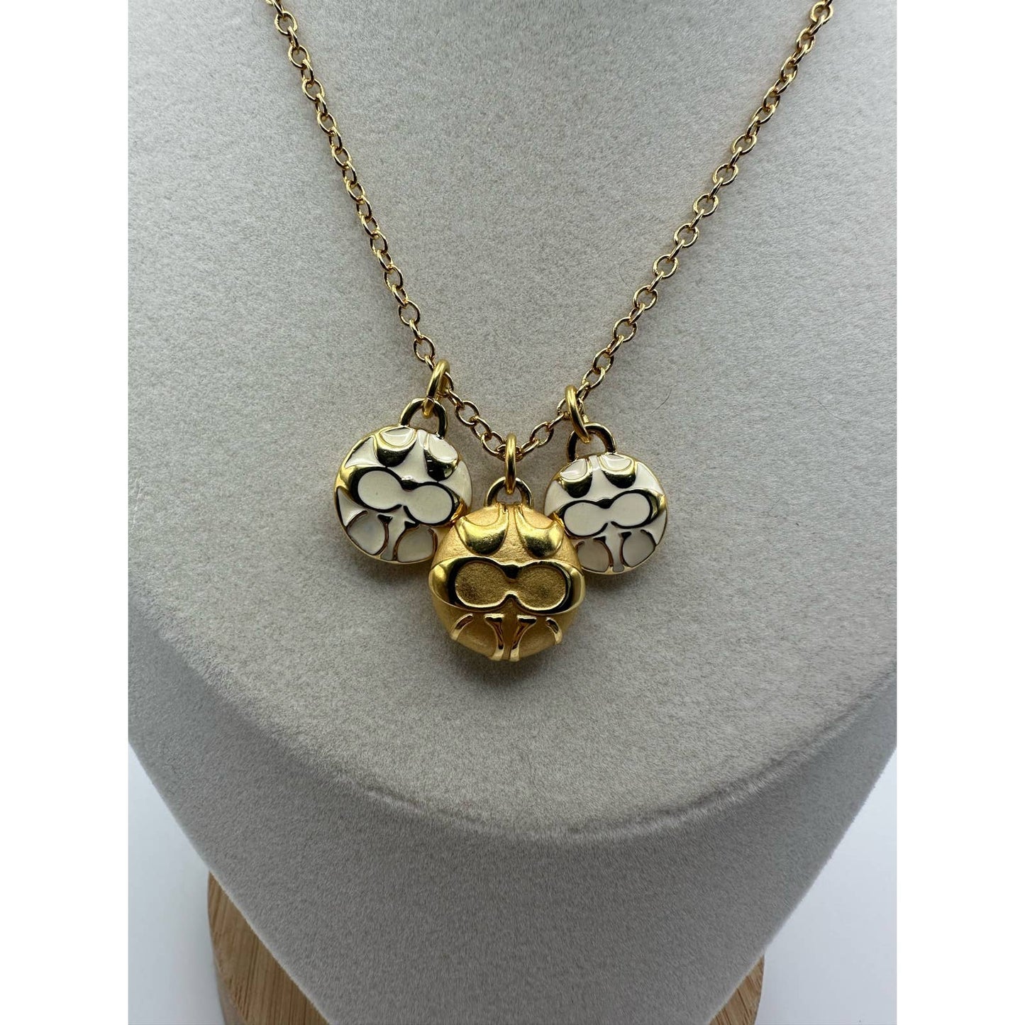 COACH Signature Charm Necklace