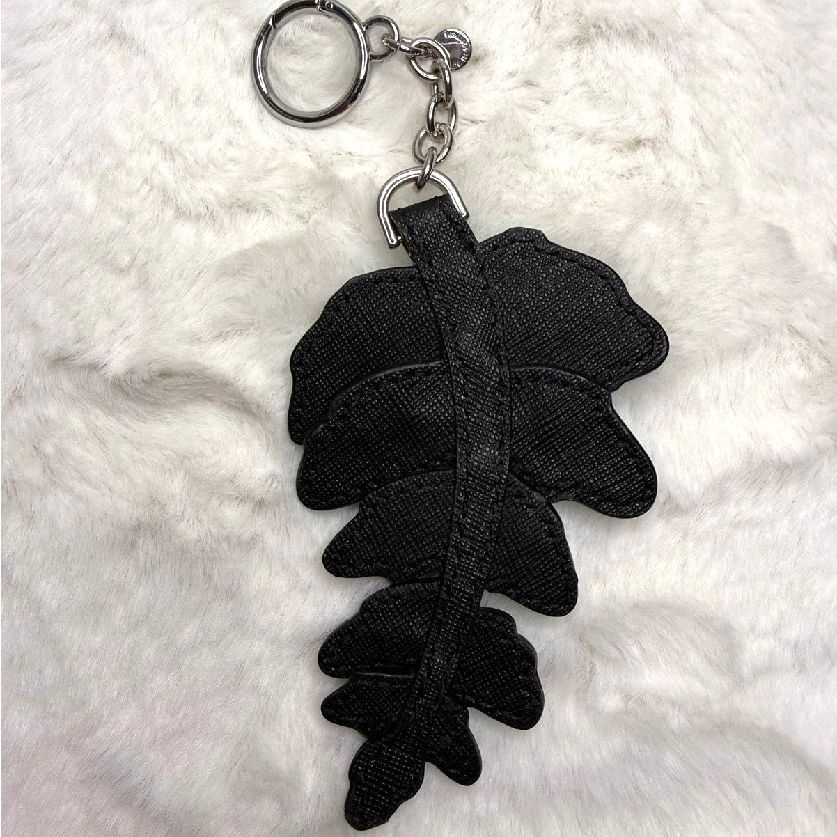 Michael Kors Crystal Leather Fern Key Chain Key Fob Bag Charm