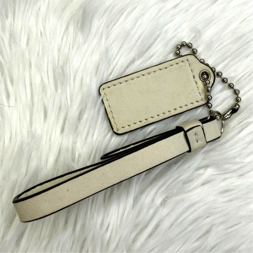 1.5" COACH Fob Bag Charm Hang tag Hangtag