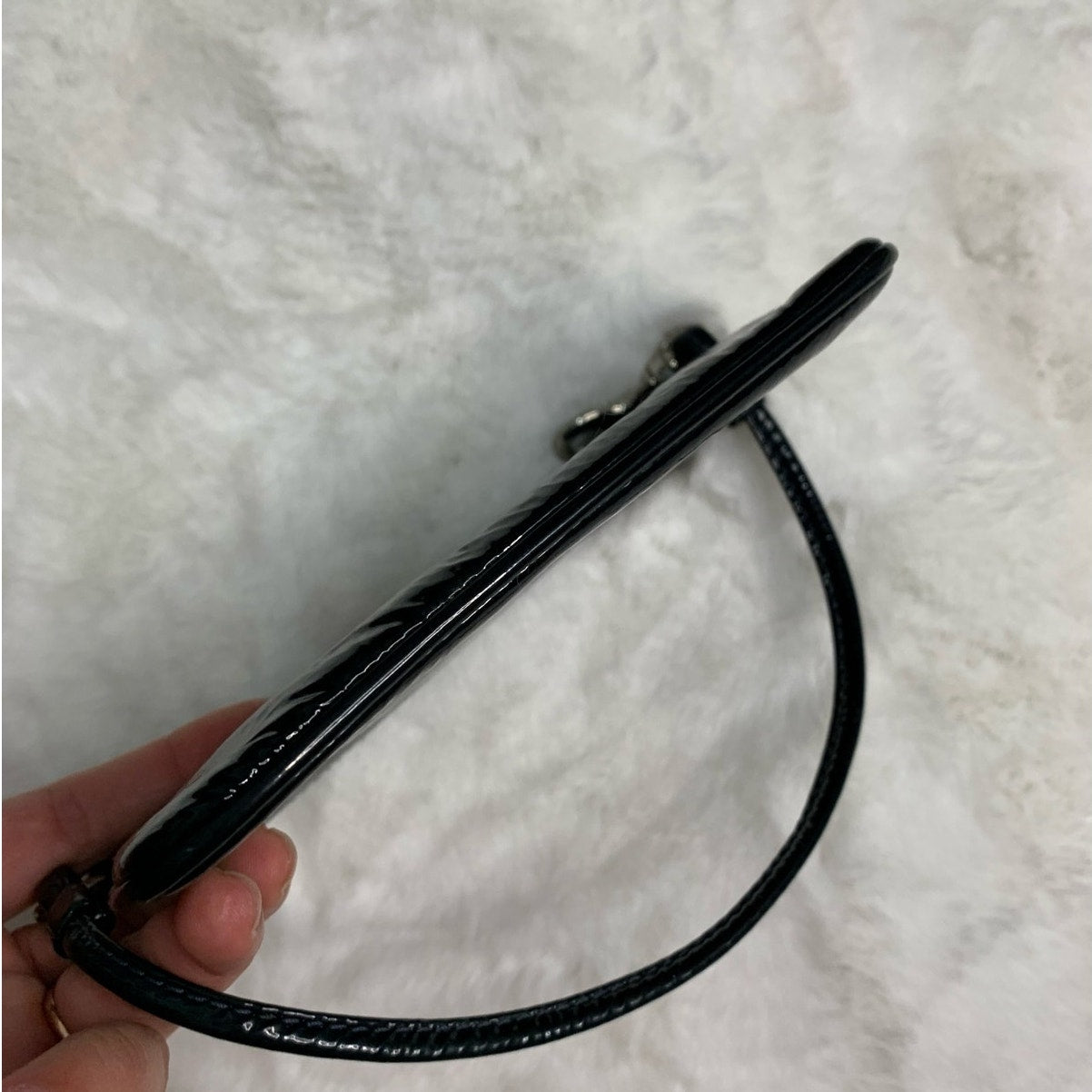COACH Black Wristlet
