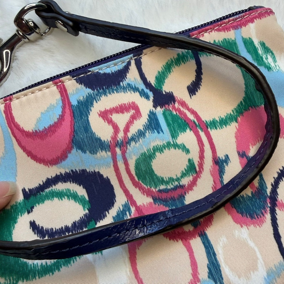 Coach Multicolor Wristlet