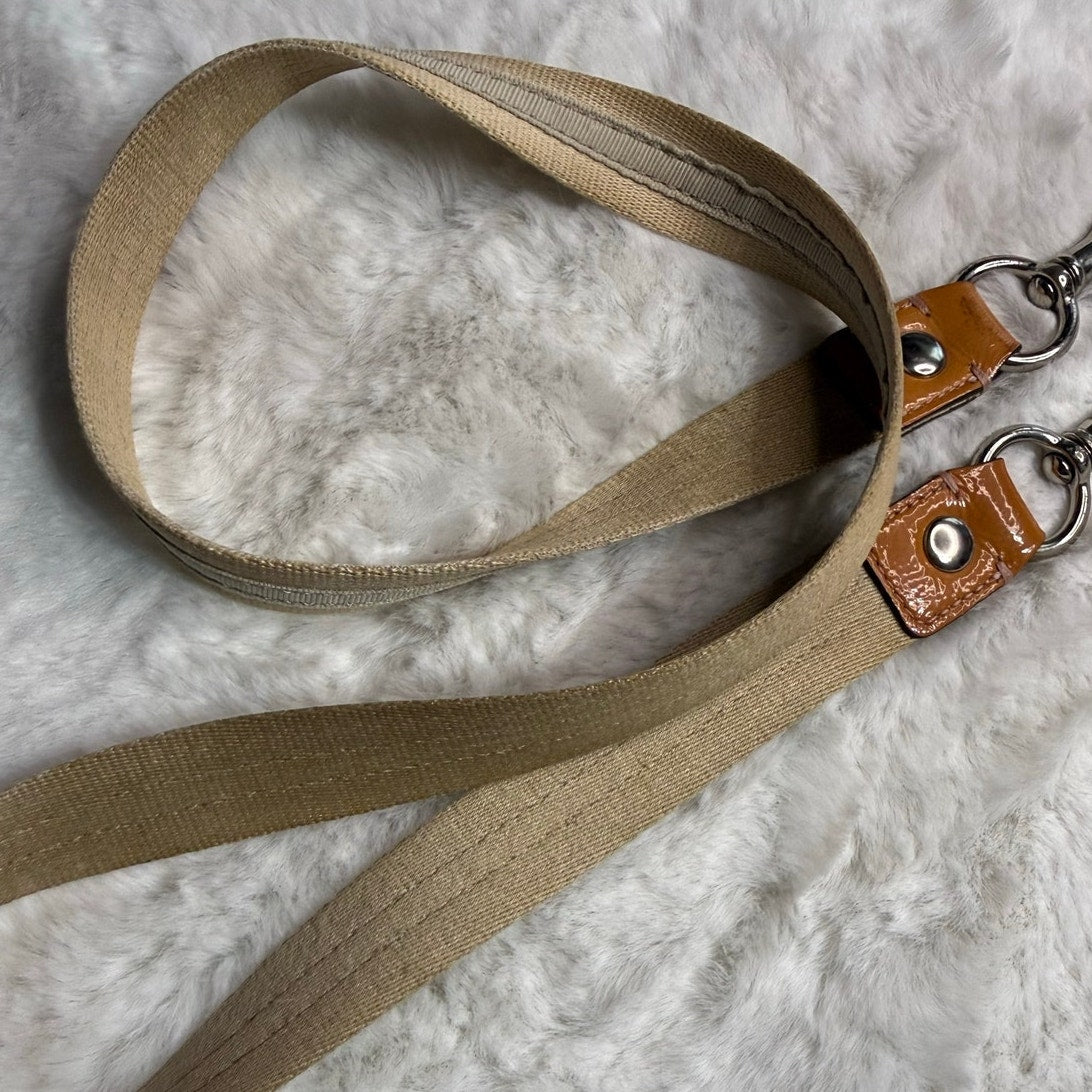 Coach Poppy Cream Gray Replacement Strap