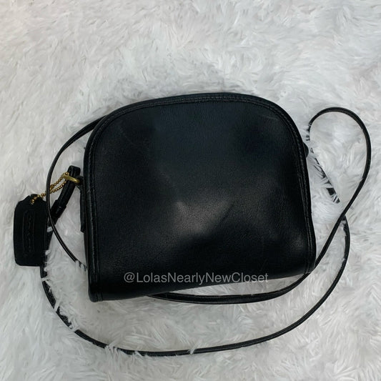Vintage Coach Black Abbie Crossbody Bag 9017