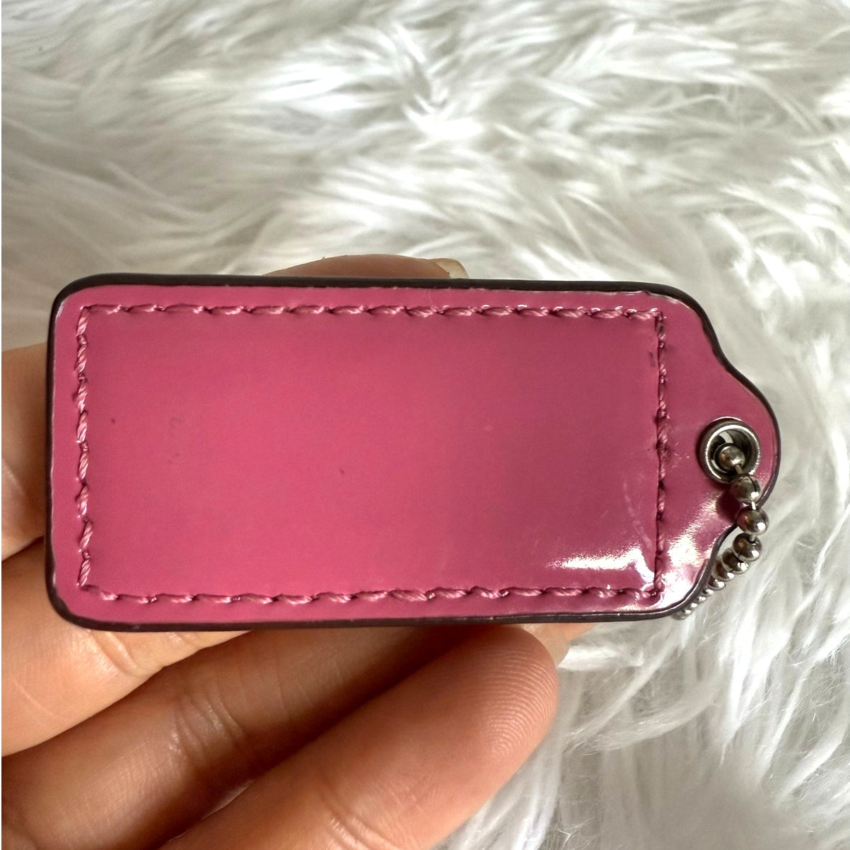 2" COACH Replacement Fob Bag Charm Hang tag Hangtag