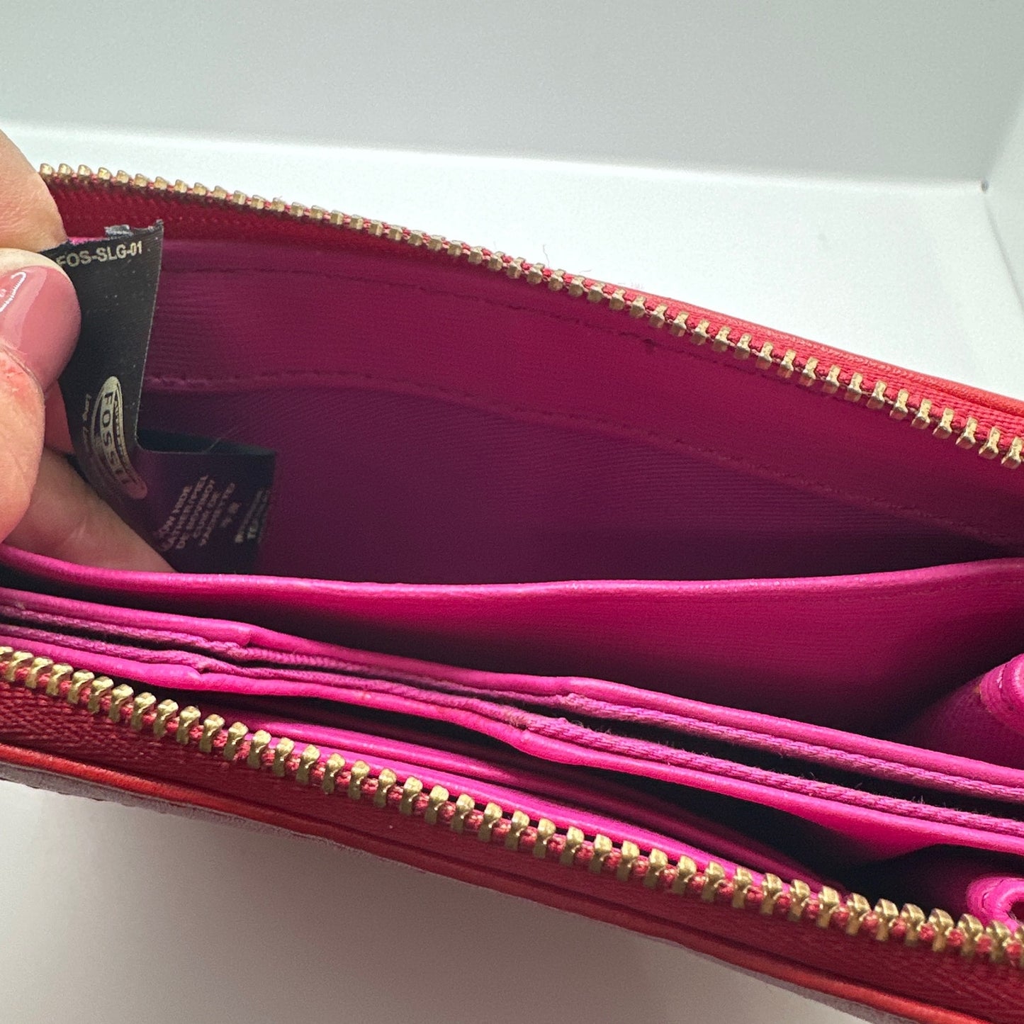 SALE FOSSIL Red Wallet