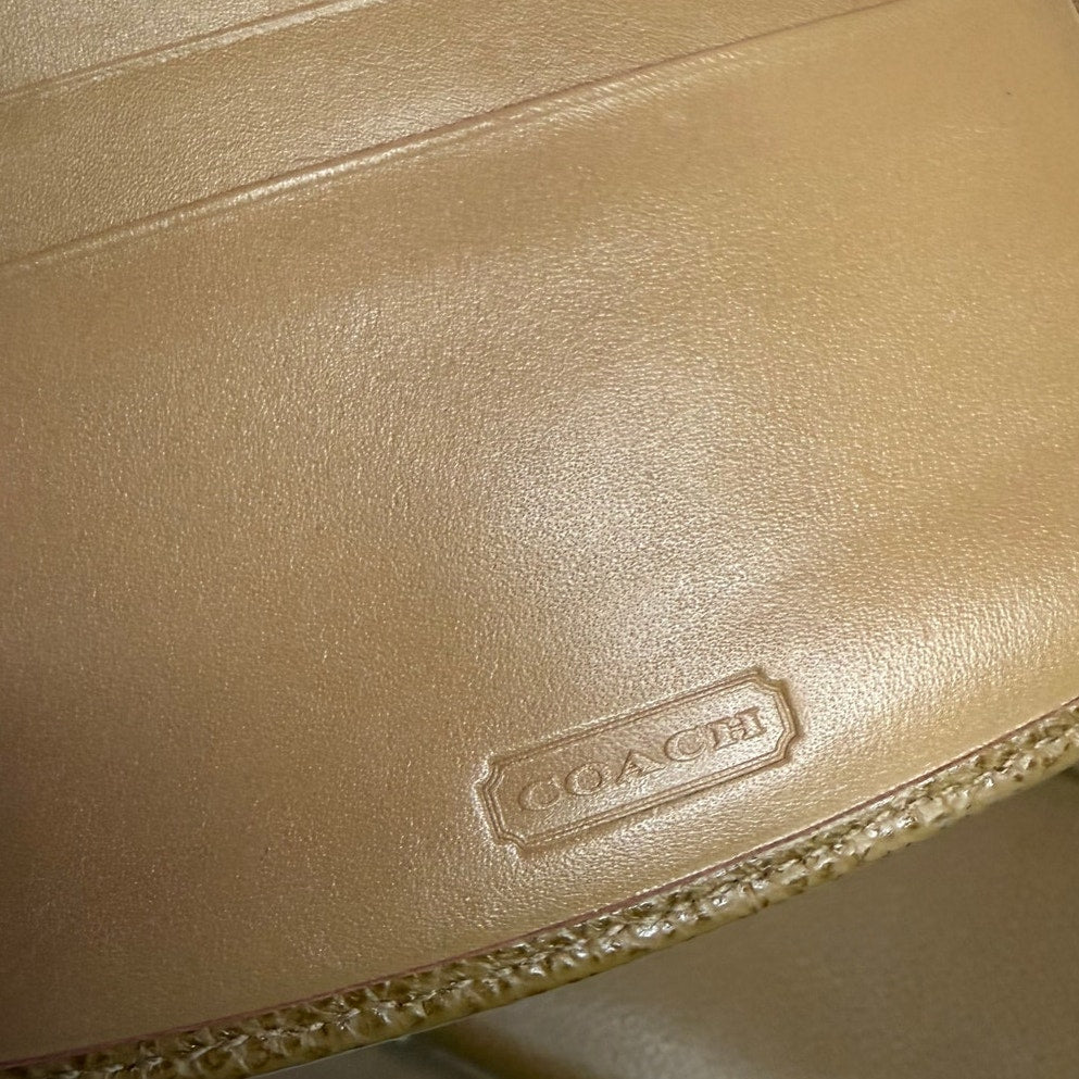 Vintage Coach Gracie Citron 4413 Italy 1996 Top Handle Crossbody with Wallet