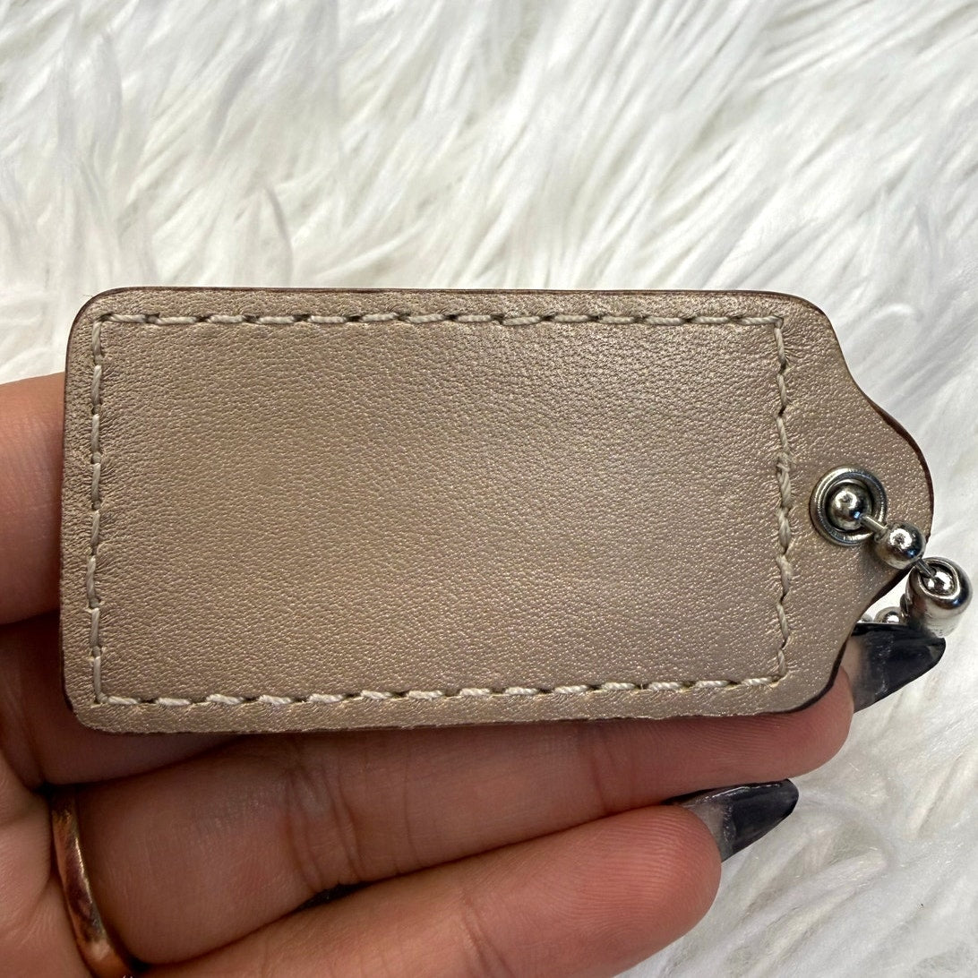 2" COACH Fob Bag Charm Hang tag Hangtag