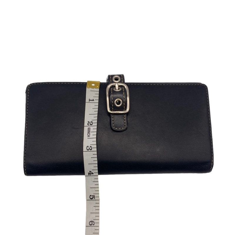 y2k COACH Black Buckle Wallet