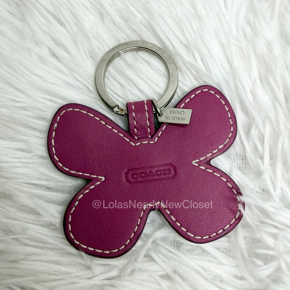 y2k Coach Rare Vintage Butterfly Charm Keychain