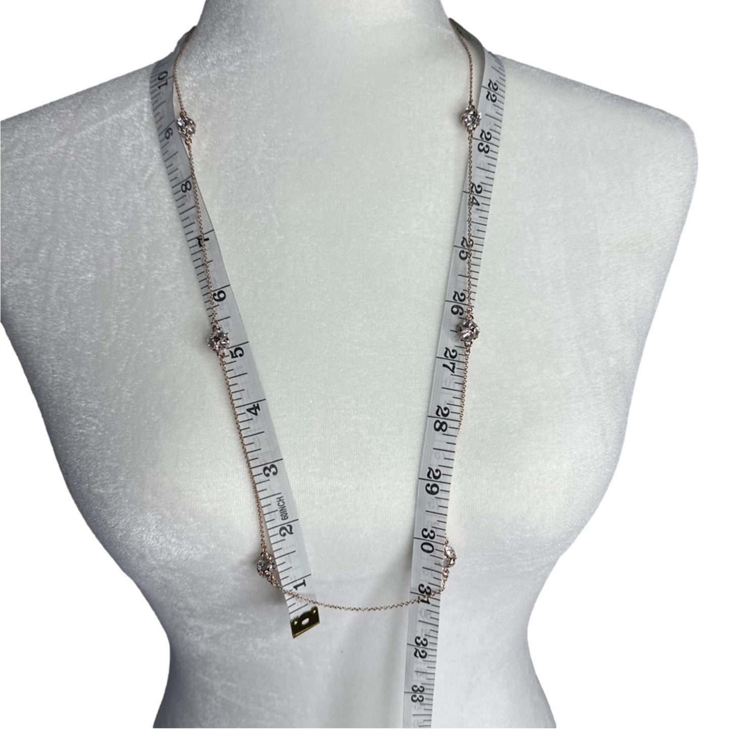 KATE SPADE New York Gold Plated Rose Patin Rise and Shine Necklace