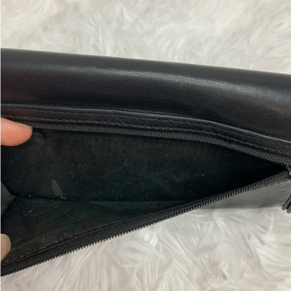 Coach Black Buckle Wallet