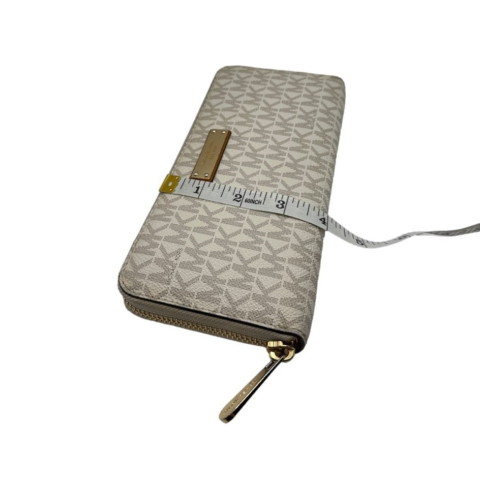 MICHAEL KORS Signature Jet Set Zip Around Wallet