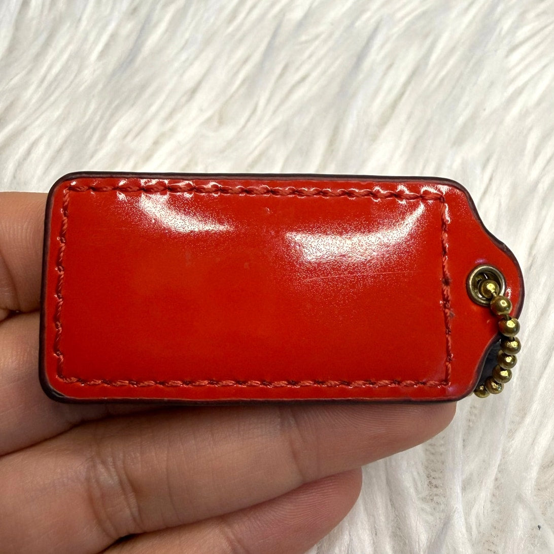 2" COACH Fob Bag Charm Hang tag Hangtag