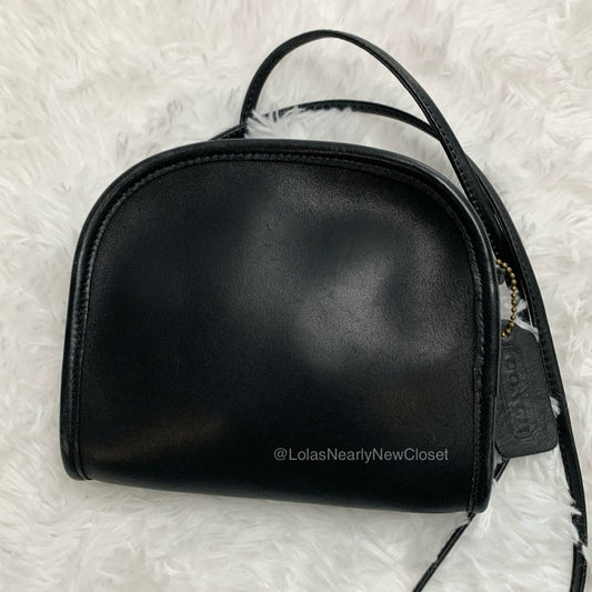 Vintage Coach 9017 Abby Black Shoulder Bag Crossbody