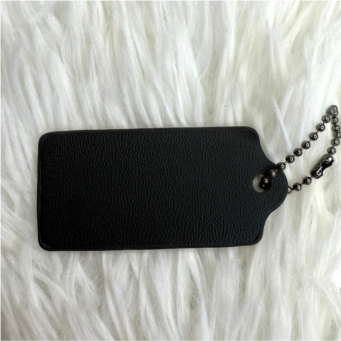 2" COACH Fob Bag Charm Hang tag Hangtag