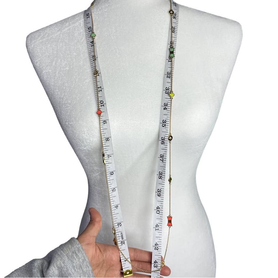 KATE SPADE New York Bow Heart Necklace