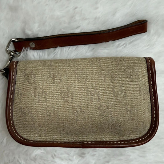 Dooney & Bourke Brown Khaki Wristlet