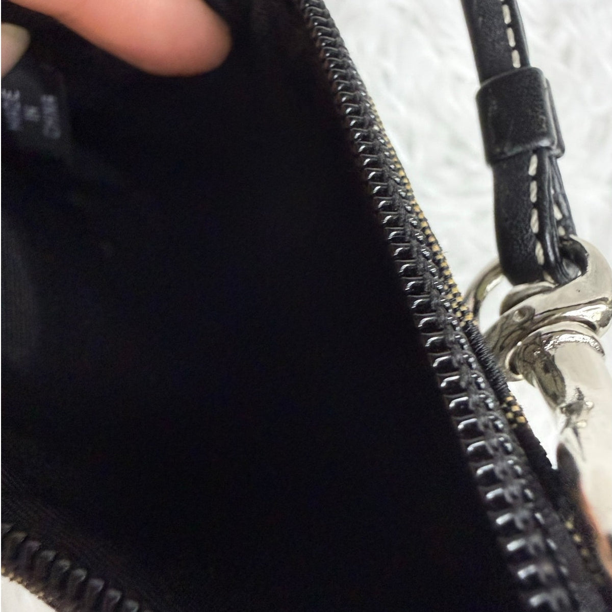 y2k Coach Black Wristlet