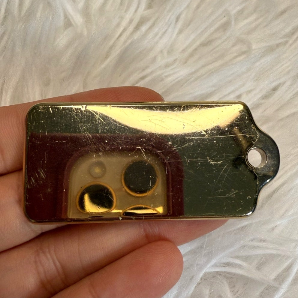 2” COACH Fob Bag Charm Hang tag Hangtag