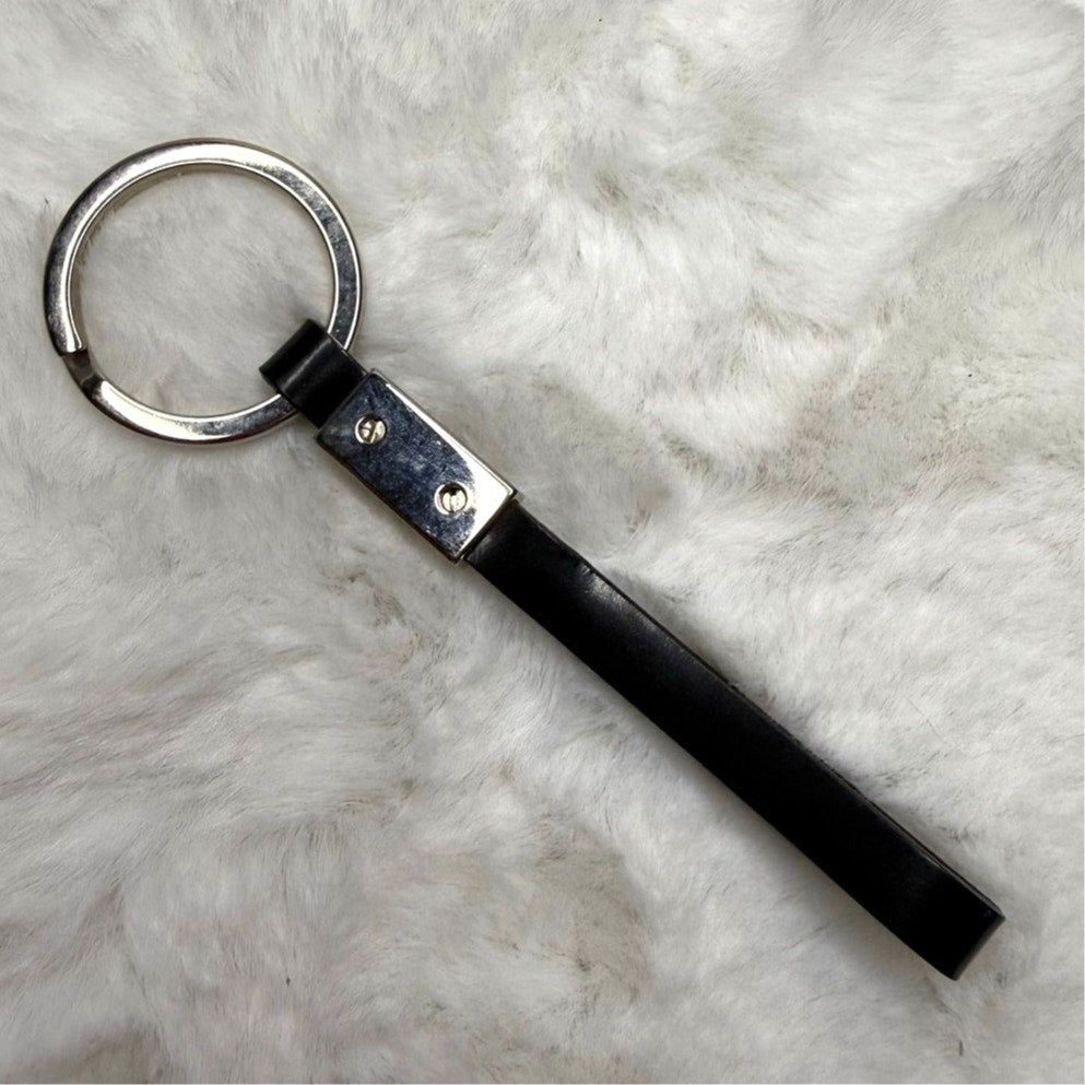 Vintage COACH Black Key Ring Bag Charm