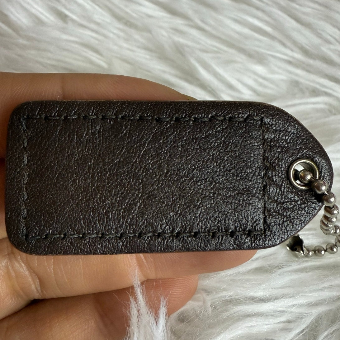 2" COACH y2k Fob Bag Charm Hang tag Hangtag