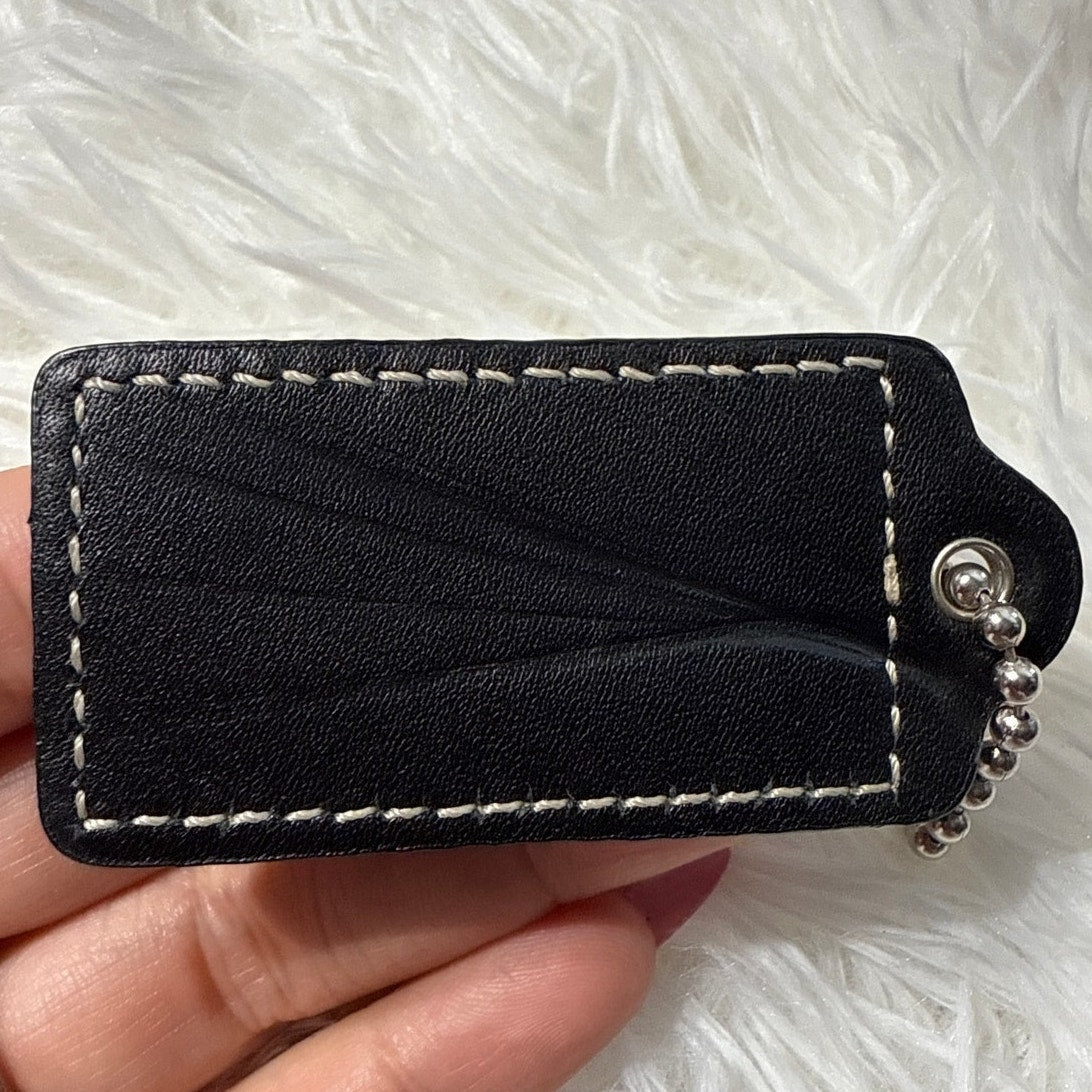 2" COACH Fob Bag Charm Hang tag Hangtag