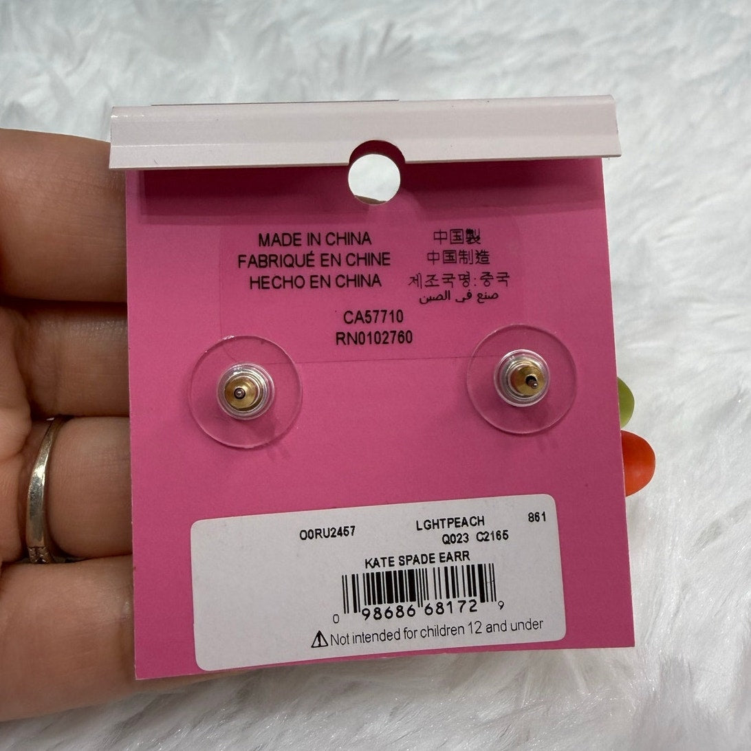 NWT Kate Spade New York Light Peach Earrings