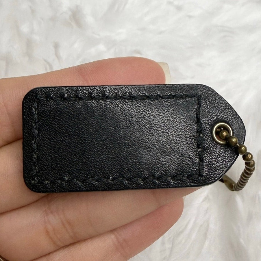 1.5” y2k COACH Fob Bag Charm Hang tag Hangtag