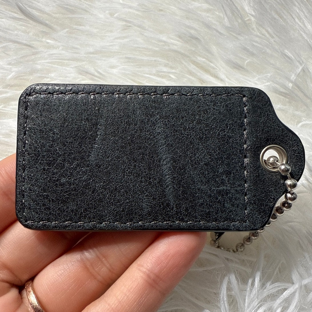 2” COACH Fob Bag Charm Hang tag Hangtag