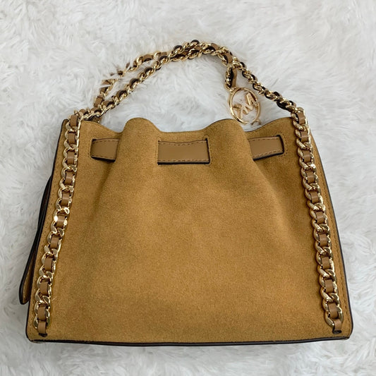 Michael Kors Mina Mini Suede Chain Top Handle