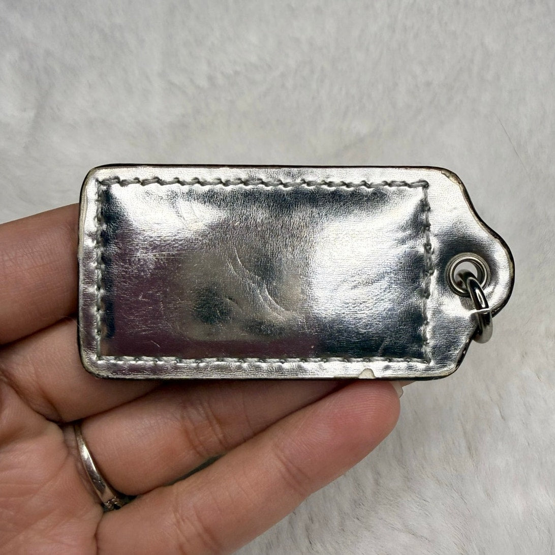 2” COACH Fob Bag Charm Hang tag Hangtag