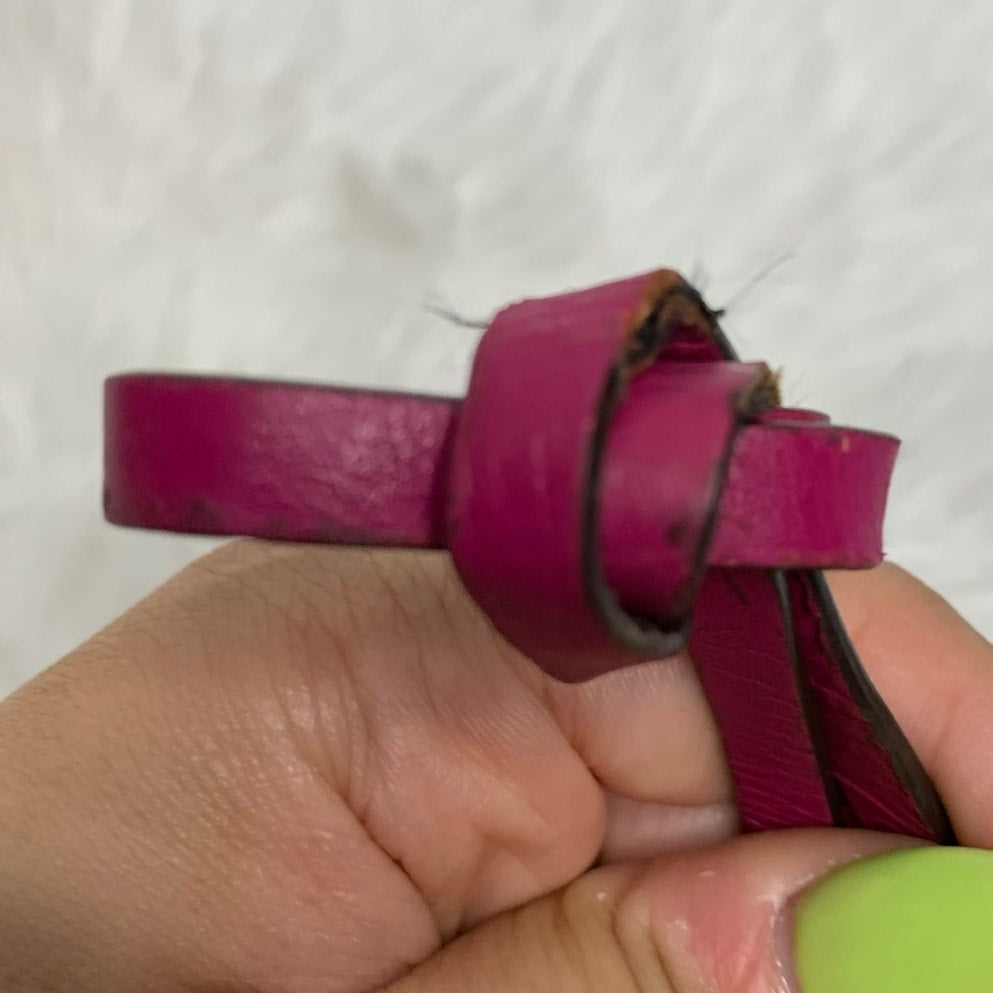 COACH Hot Pink Legacy Tassel