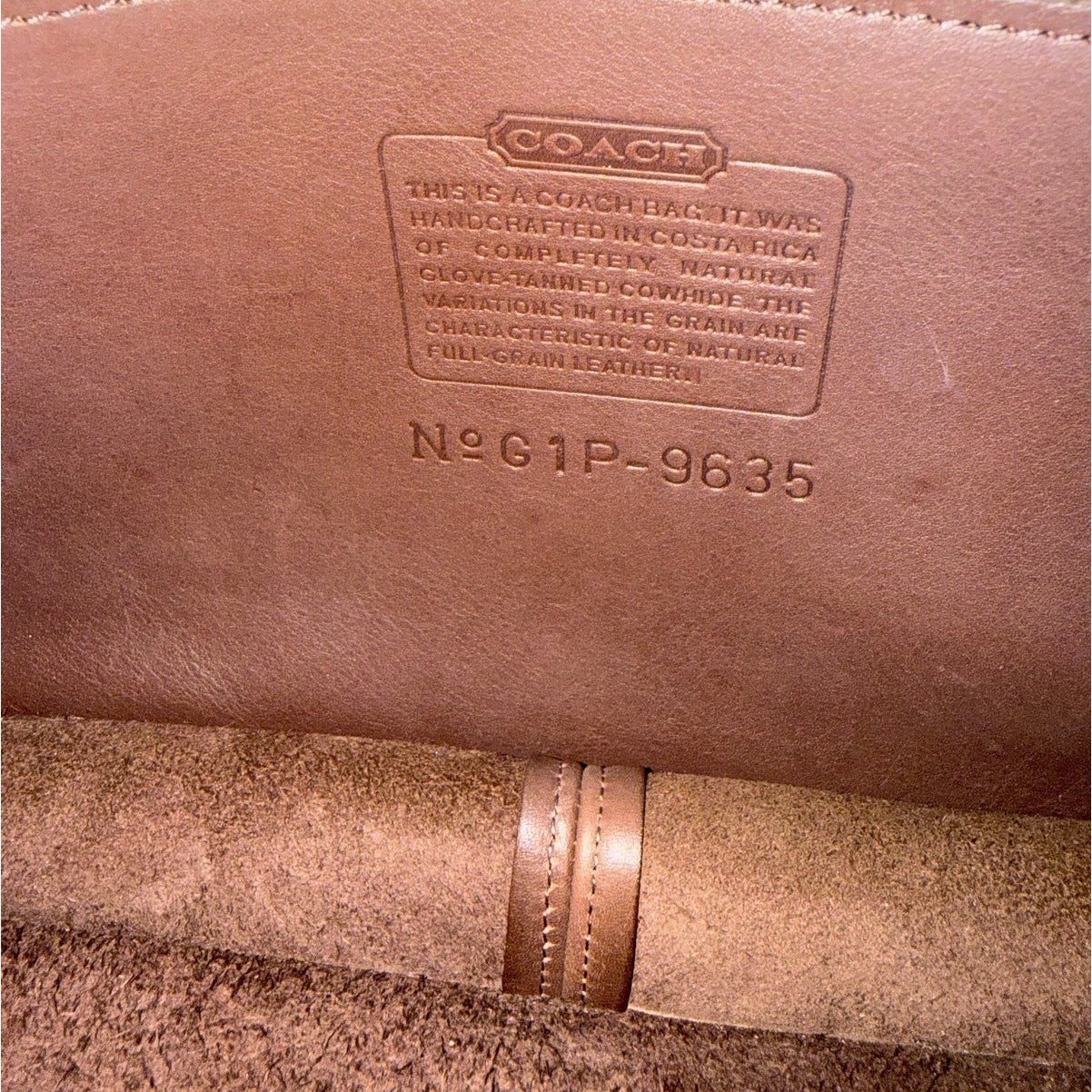 Vintage COACH Mahogany Convertible Clutch 9635 Costa Rica Crossbody Shoulder Bag