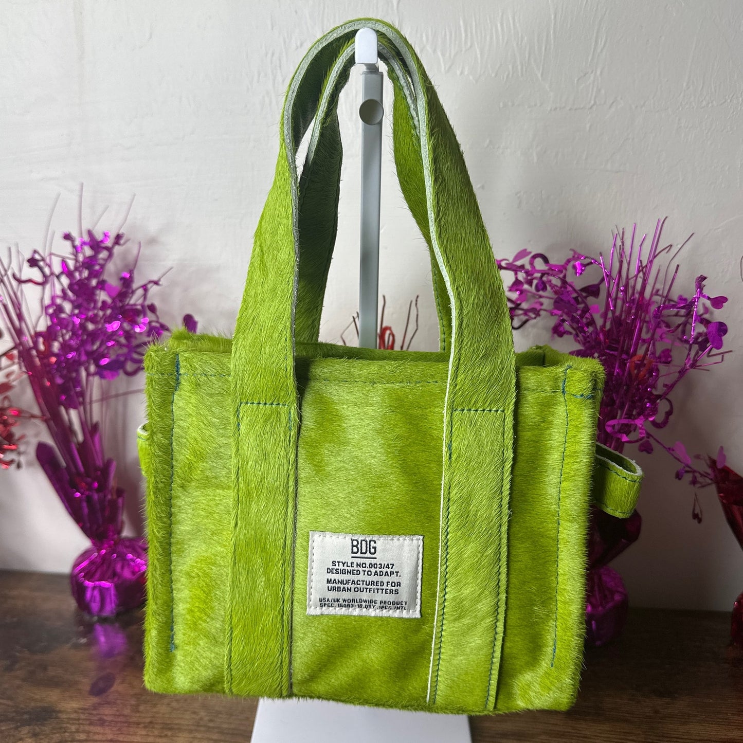 BDG Green Manufactured for Urban Outfitters Mini Tote w/ Crossbody