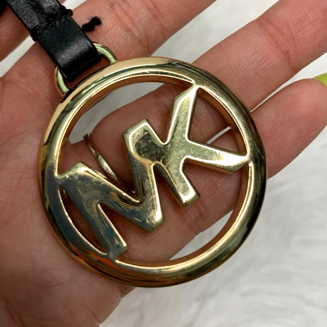 Michael Kors Black Gold key fob bag charm