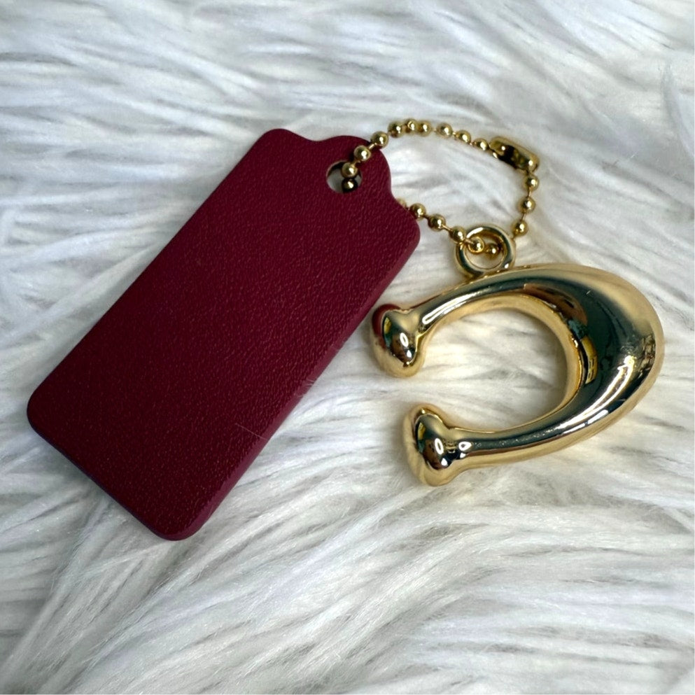 COACH Replacement "C" Hang Tag Key Fob Bag Charm