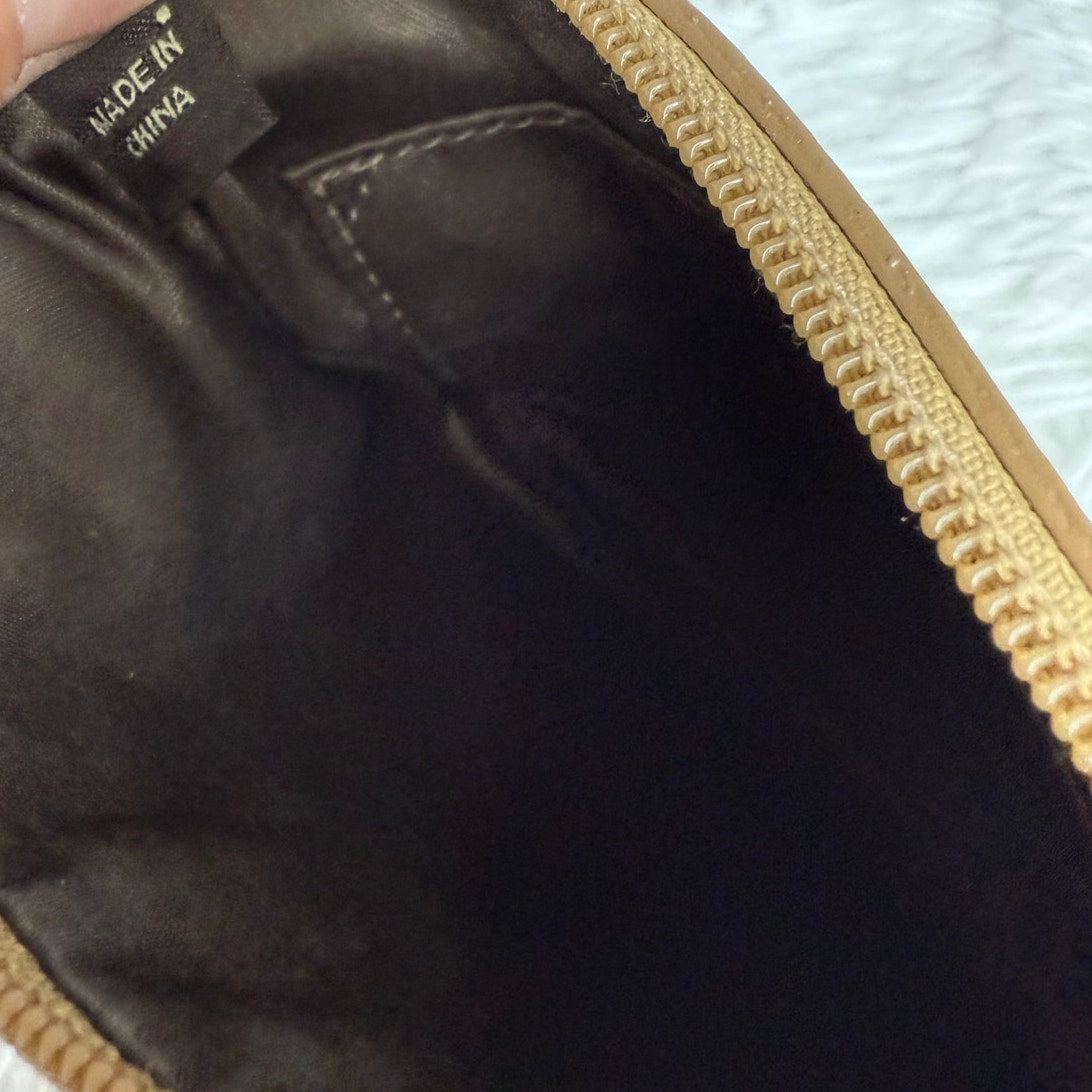COACH Metallic Gold Signature Wristlet