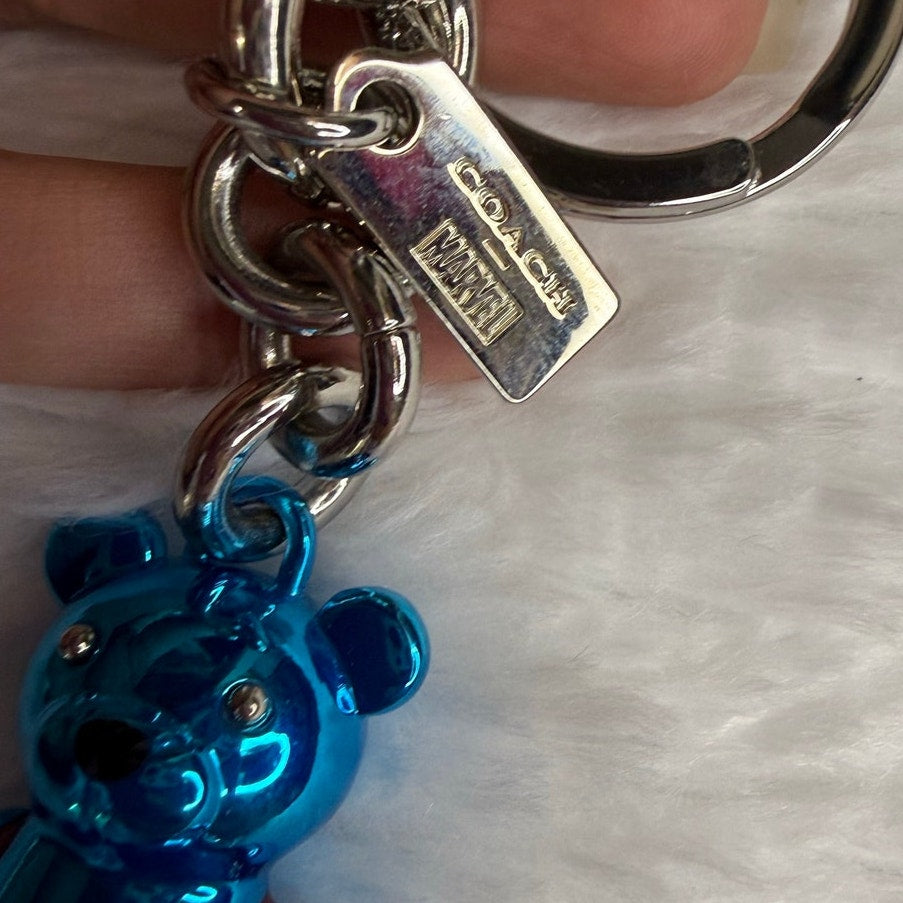 Coach Marvel Captain America Bear Bag Charm
