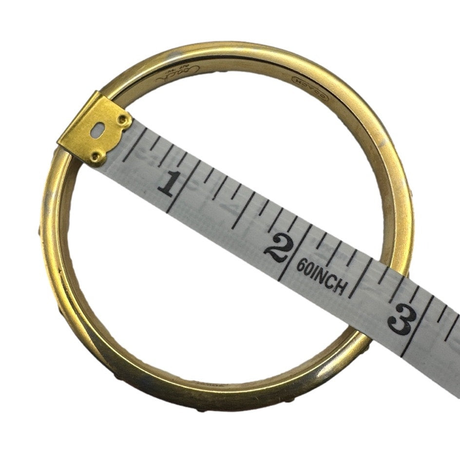COACH Stud Bangle Bracelet Gold-tone plated