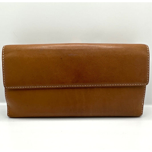 Vintage Soho COACH Brown Buckle Y2k Leather Wallet