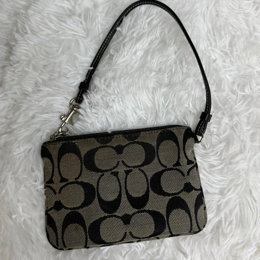 y2k Coach Black Wristlet