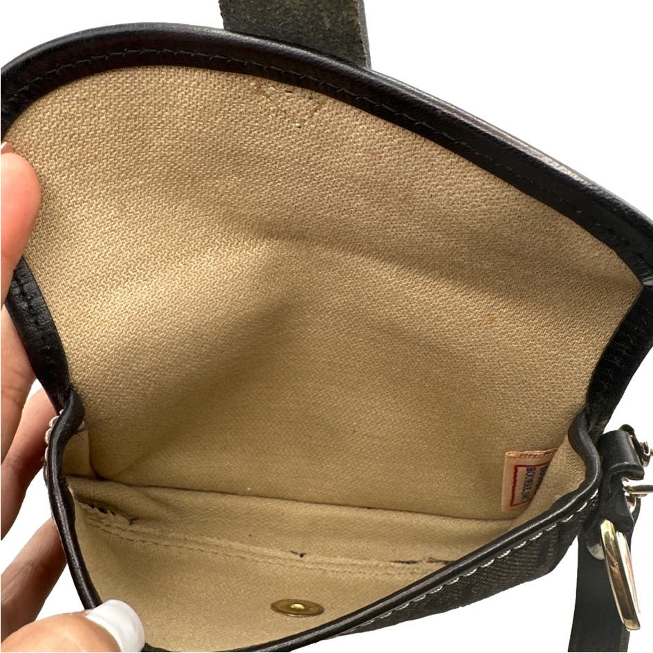 DOONEY & BOURKE Black Signature Canvas Wristlet