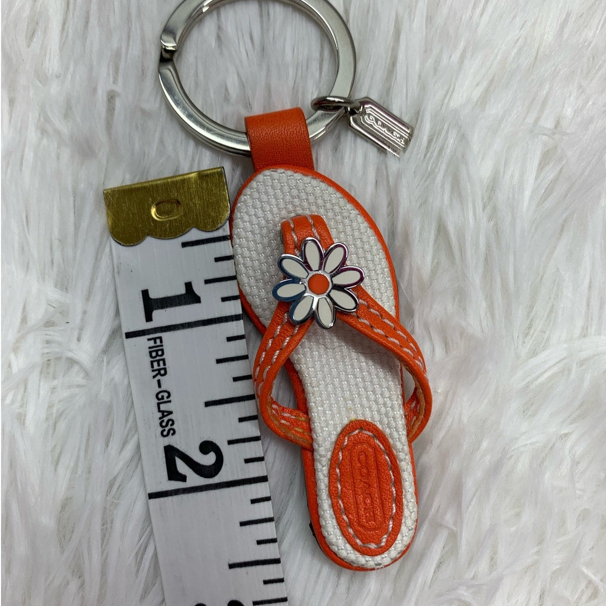 y2k COACH Vintage Sandal Bag Charm Key Chain