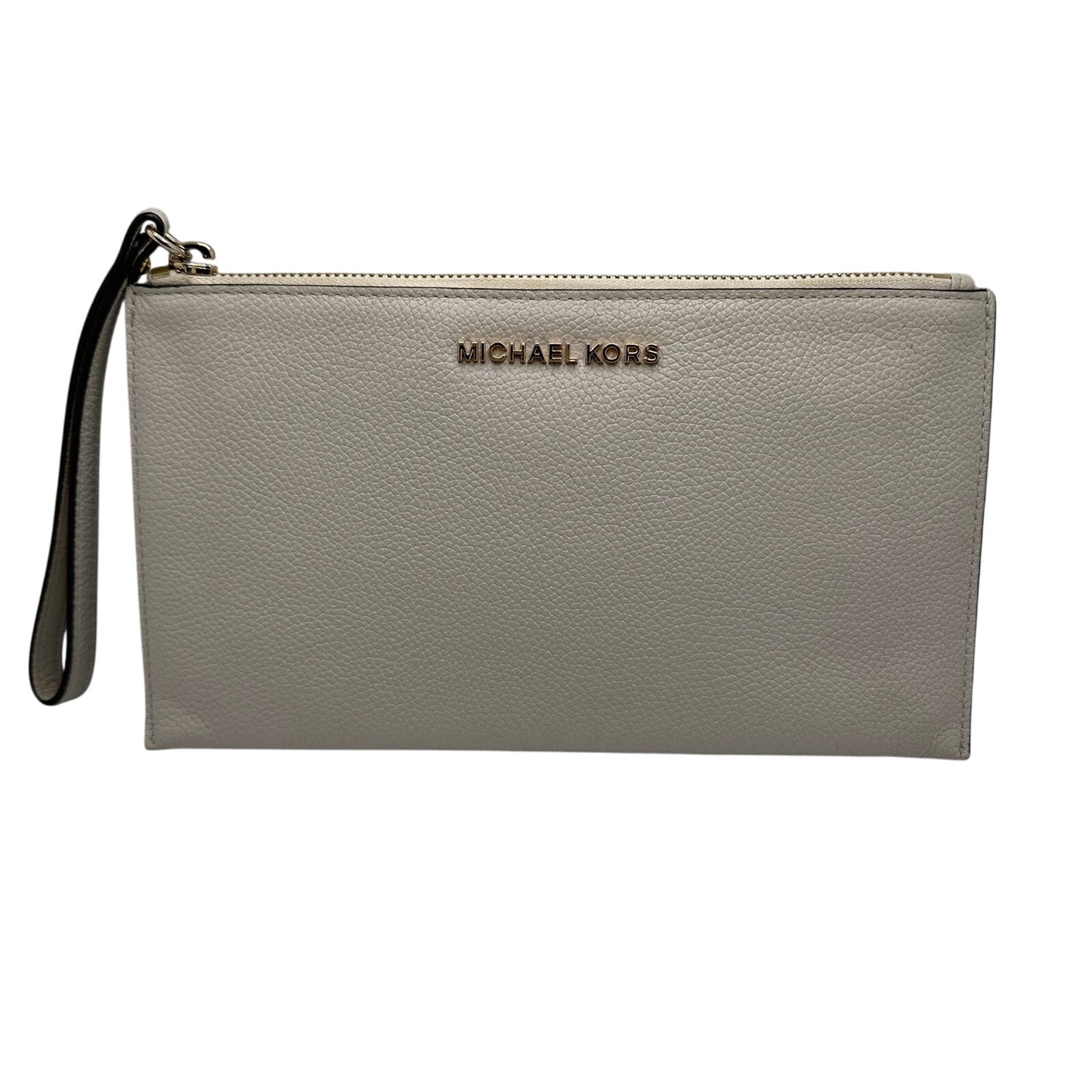 MICHAEL KORS Off White Wristlet