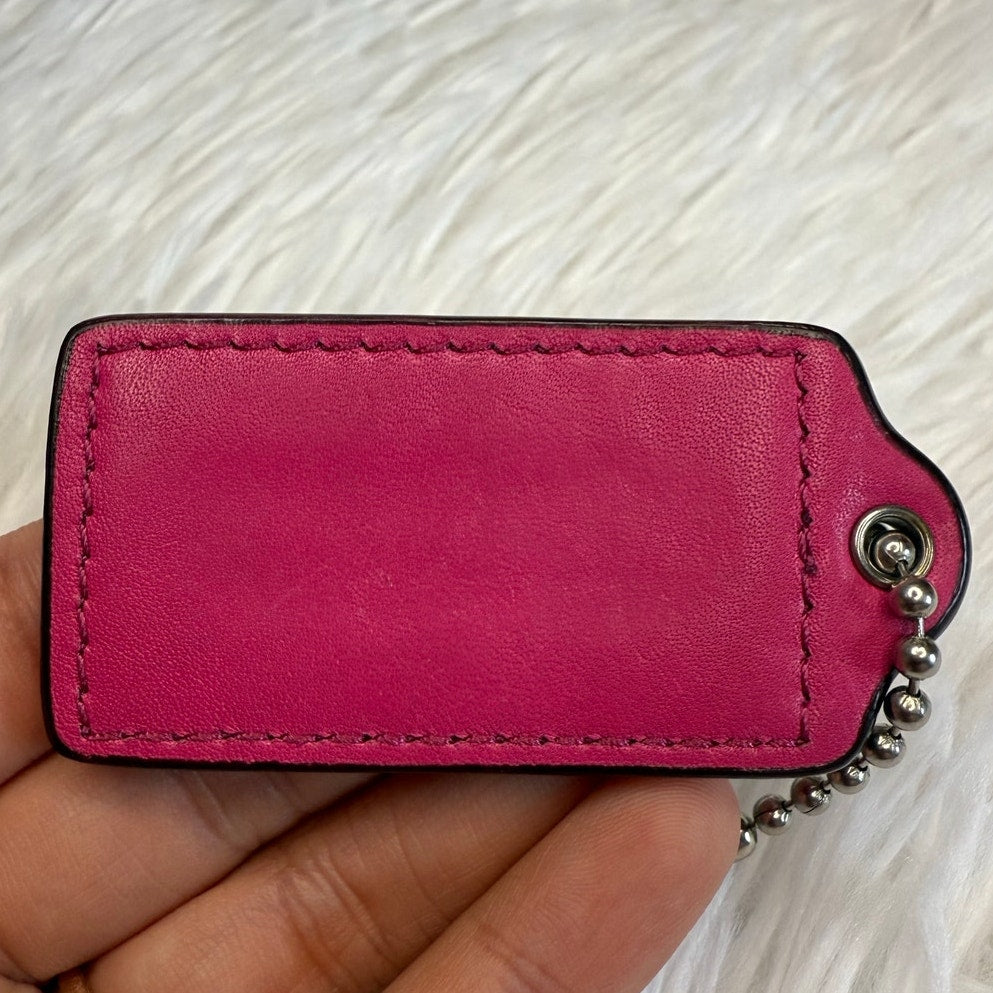 2.5" COACH Fob Bag Charm Hang tag Hangtag